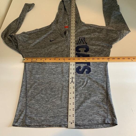 Nike Arizona Wildcats Hoodie Womens XS Extra Small Gray DriFit 1/4 Zip Pullover - Picture 8 of 14